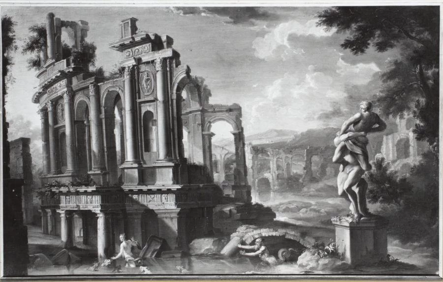Francesco - Paesaggio con rovine, Venezia, Palazzo Labia